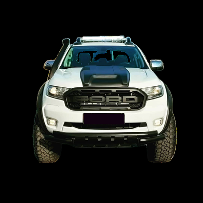 Motorhaubenscoop passend für FORD Ranger T7-T8 2015-2022 Matt Schwarz