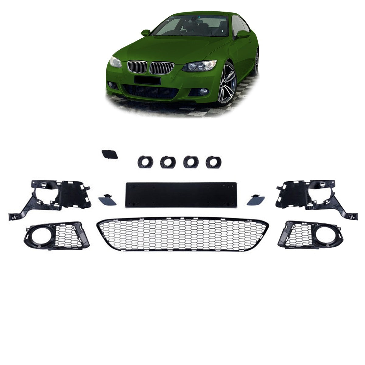 Frontstoßstangen Zubehörset passend für BMW 3er E92 E93 2006-2010