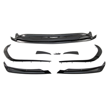 Frontspoiler Set Hochglanz Schwarz passend für Mercedes CLA C117 2016-2019