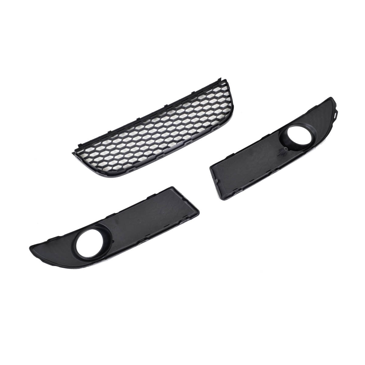 Frontstoßstange Gittergrill Set passend für VW Polo 9N Facelift 2005-2009