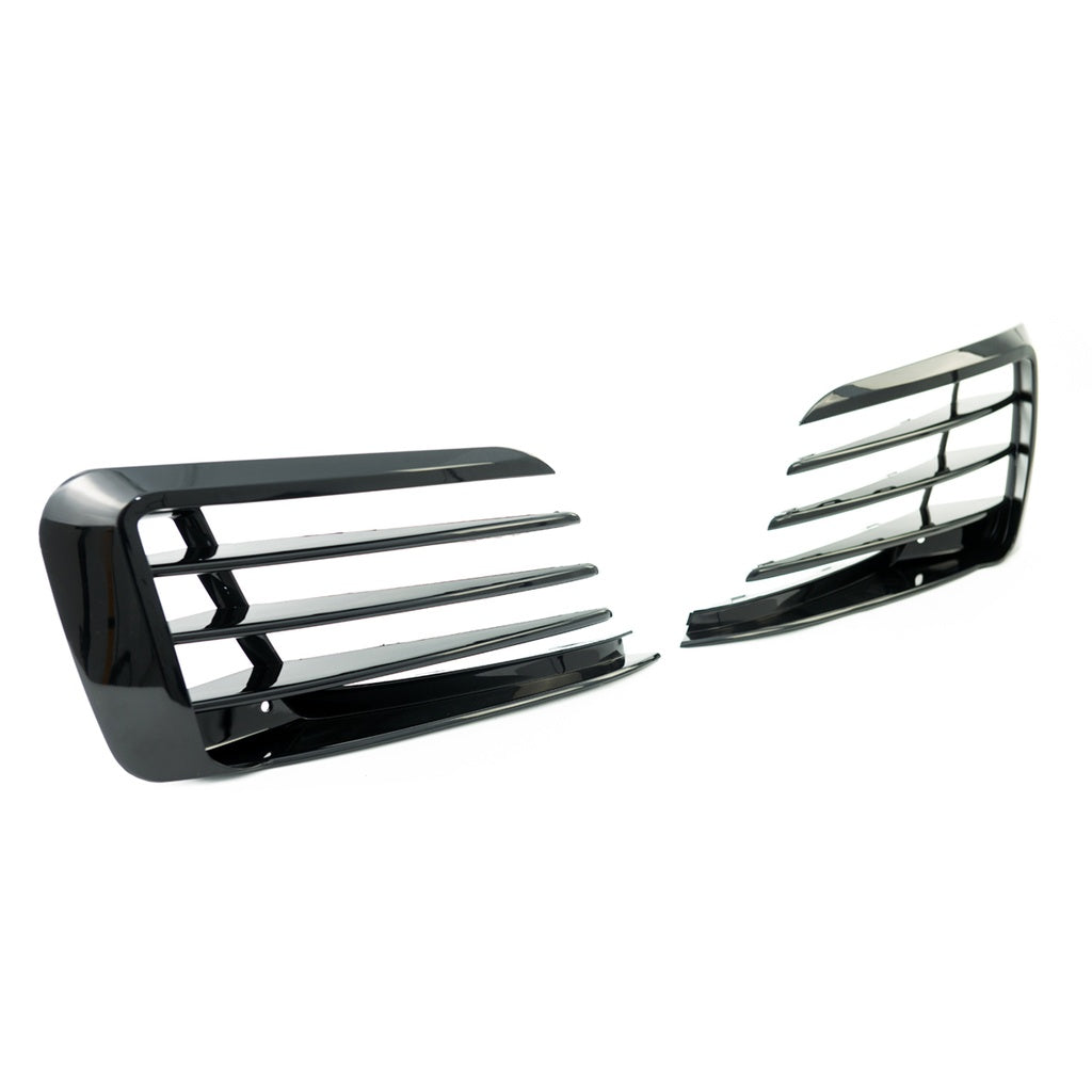 Stoßstangen-Grill und Nebelscheinwerfergehäuse für Golf 7 GTi 2013-2017, Glanzschwarz
