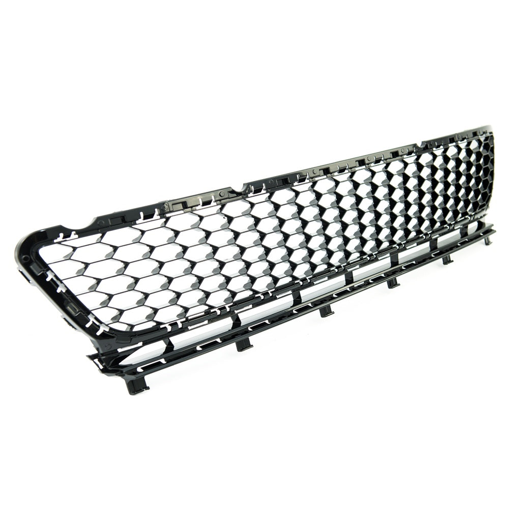 Stoßstangen-Grill und Nebelscheinwerfergehäuse für Golf 7 GTi 2013-2017, Glanzschwarz