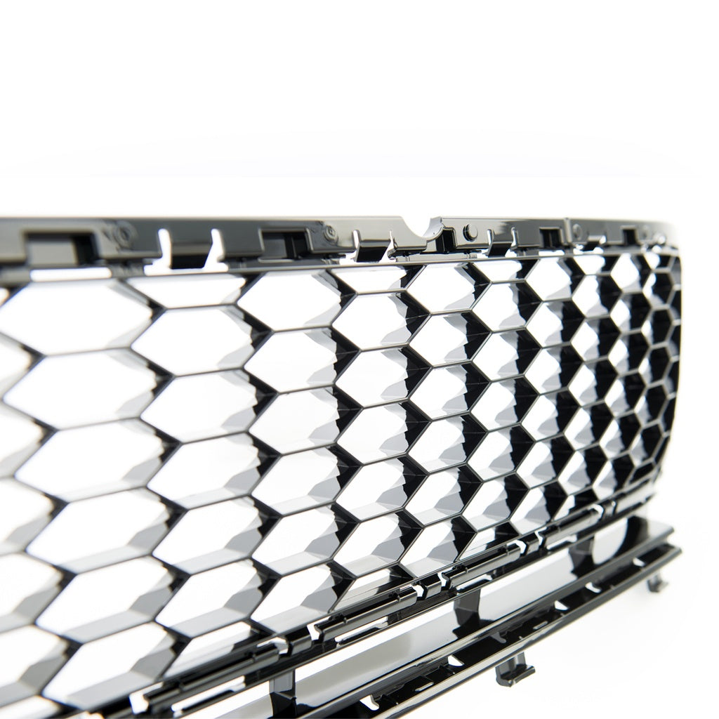 Stoßstangen-Grill und Nebelscheinwerfergehäuse für Golf 7 GTi 2013-2017, Glanzschwarz