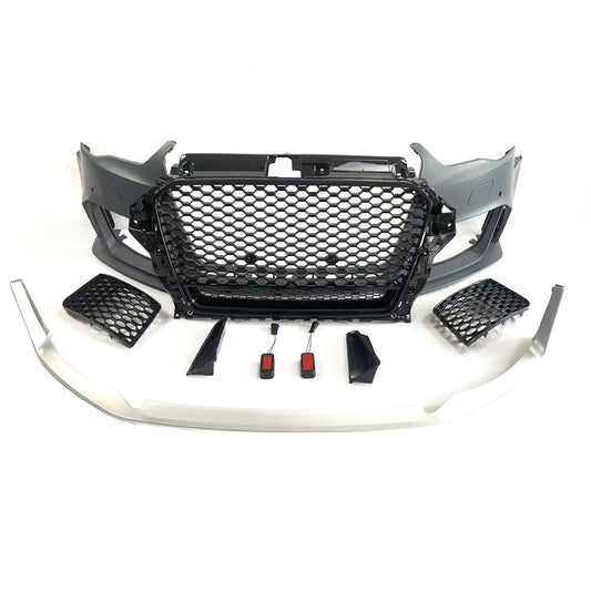Sport Stoßstange Front Grill AUDI A3 (8V) Limousine Cabrio 2013-2016 RS3-Stil