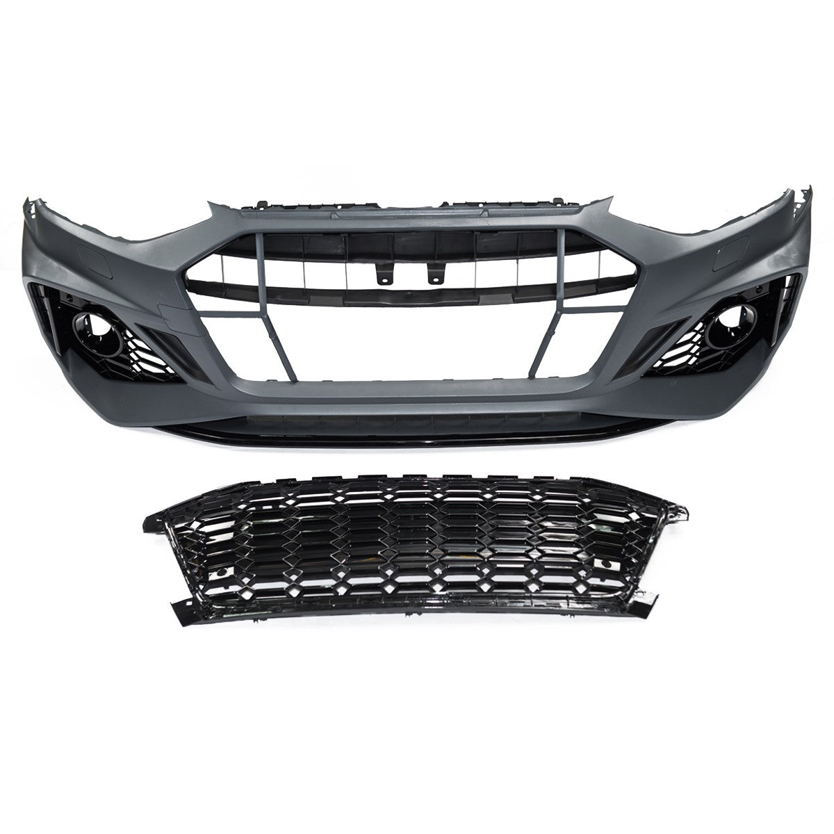 Frontstoßstange und Grill mit PDC SRA passend für Audi A4 B9 8W 2020-2024