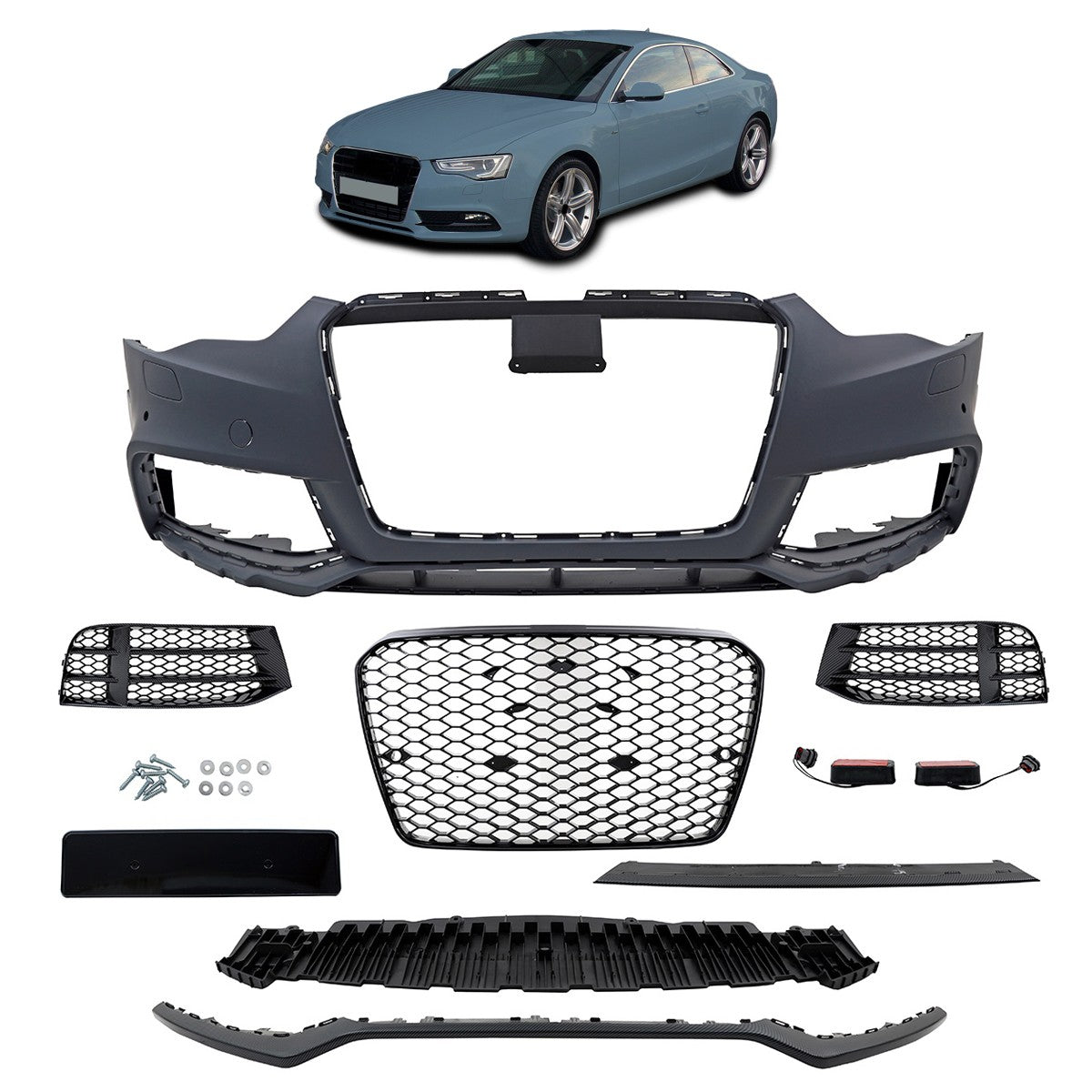 Frontstoßstange und Grill passend für Audi A5 8T Facelift 2011-2015