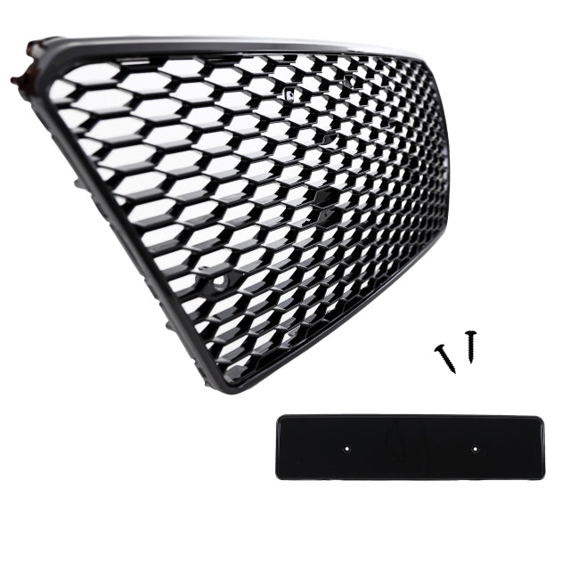 Sport Stoßstange Vorne mit Grill Schwarz AUDI A7 4G Sportback 2011-2014 RS7-Stil