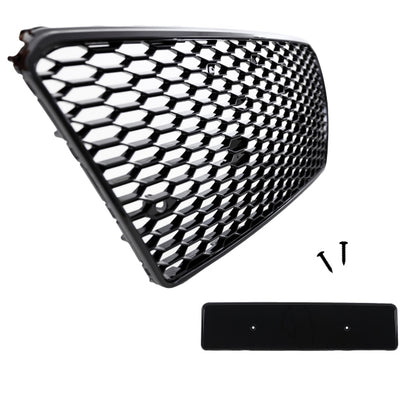 Sport Stoßstange Vorne mit Grill Schwarz AUDI A7 4G Sportback 2011-2014 RS7-Stil