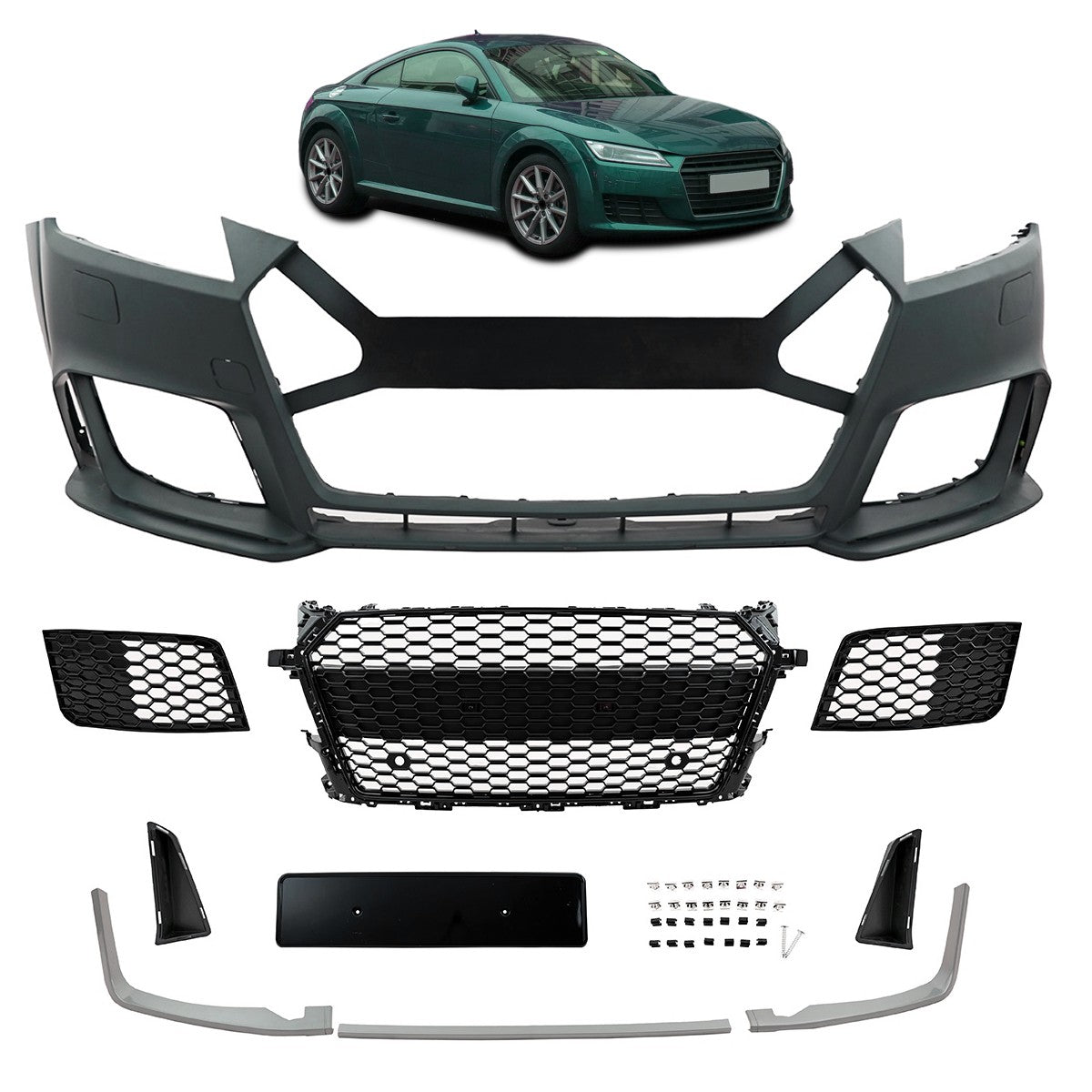 Sport Frontstoßstange mit Grill passend für Audi TT (FV, 8S) 2015-heute