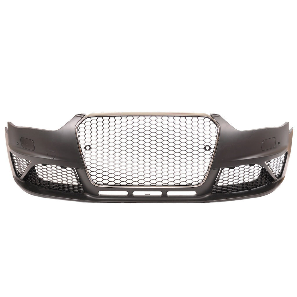 Sportstoßstange vorne Grill PDC RS4-Stil für AUDI A4 B8 Limousine Avant Facelift 2013-2016