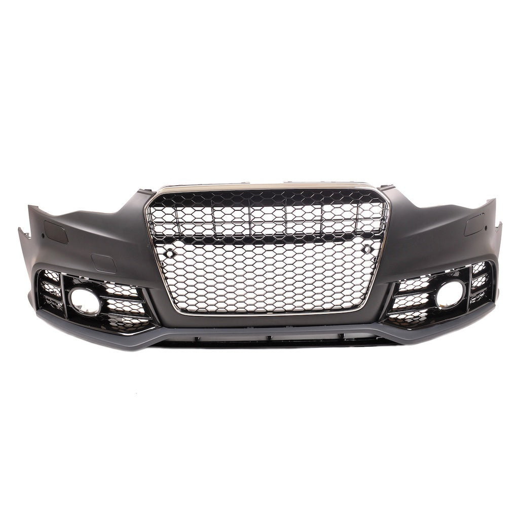 Sport Stoßstange Vorne RS5-Stil mit Gitter und PDC für Audi A5 Facelift 2013-2016 Coupé Cabrio Sportback