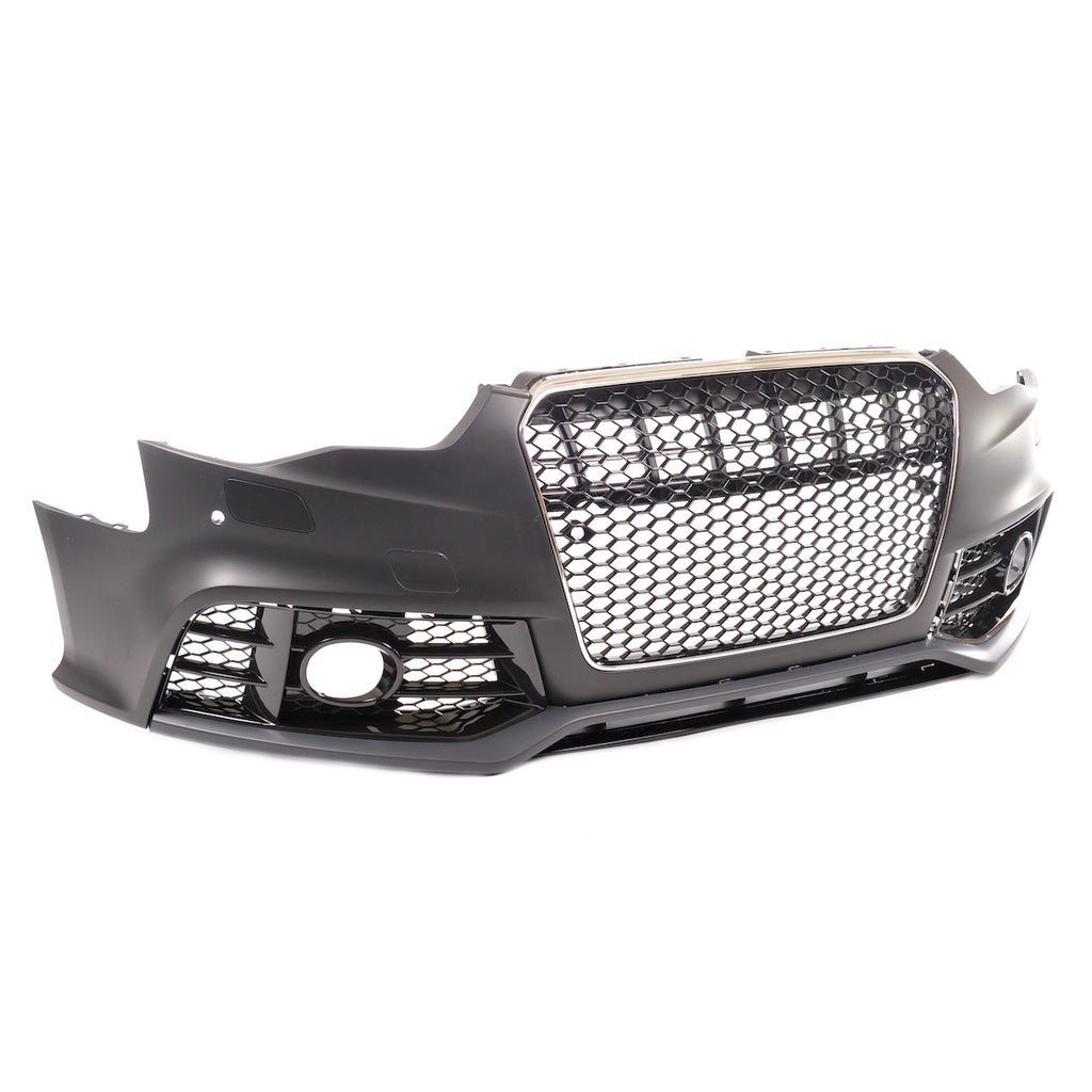 Sport Stoßstange Vorne RS5-Stil mit Gitter und PDC für Audi A5 Facelift 2013-2016 Coupé Cabrio Sportback