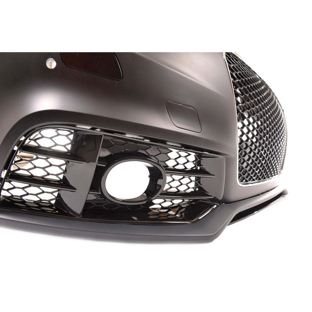 Sport Stoßstange Vorne RS5-Stil mit Gitter und PDC für Audi A5 Facelift 2013-2016 Coupé Cabrio Sportback