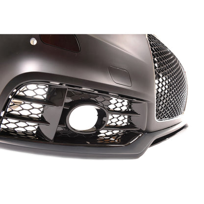 Sport Stoßstange Vorne RS5-Stil mit Gitter und PDC für Audi A5 Facelift 2013-2016 Coupé Cabrio Sportback