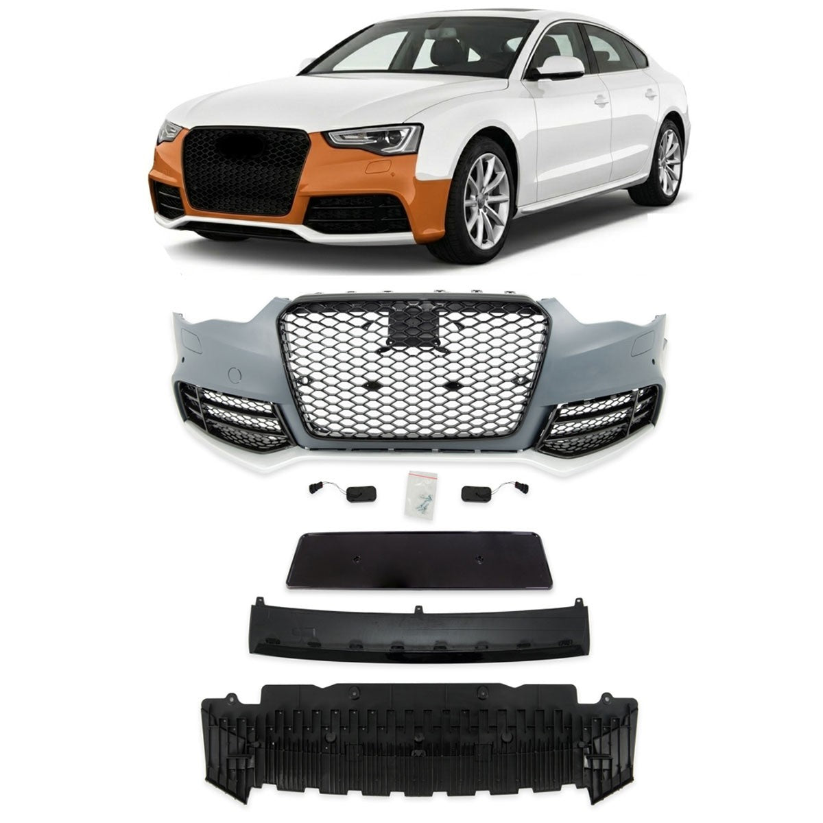 Frontstoßstange & Kühlergrill PDC SRA passend für Audi A5 8T Sportback 2011-2015