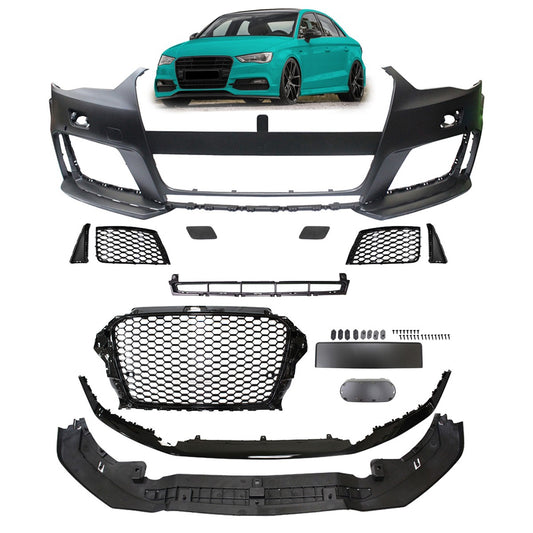 Frontstoßstange mit Kühlergrill PDC SRA passend für Audi A3 8V Sportback 2012-2015