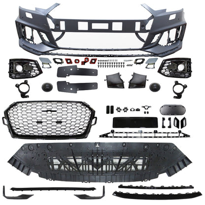 Frontstoßstange mit Kühlergrill PDC SRA passend für Audi A4 B9 2015-2019