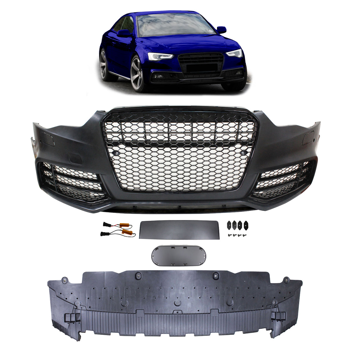 Frontstoßstange mit Grill PDC SRA passend für Audi A5 (8T) Facelift 2011-2015