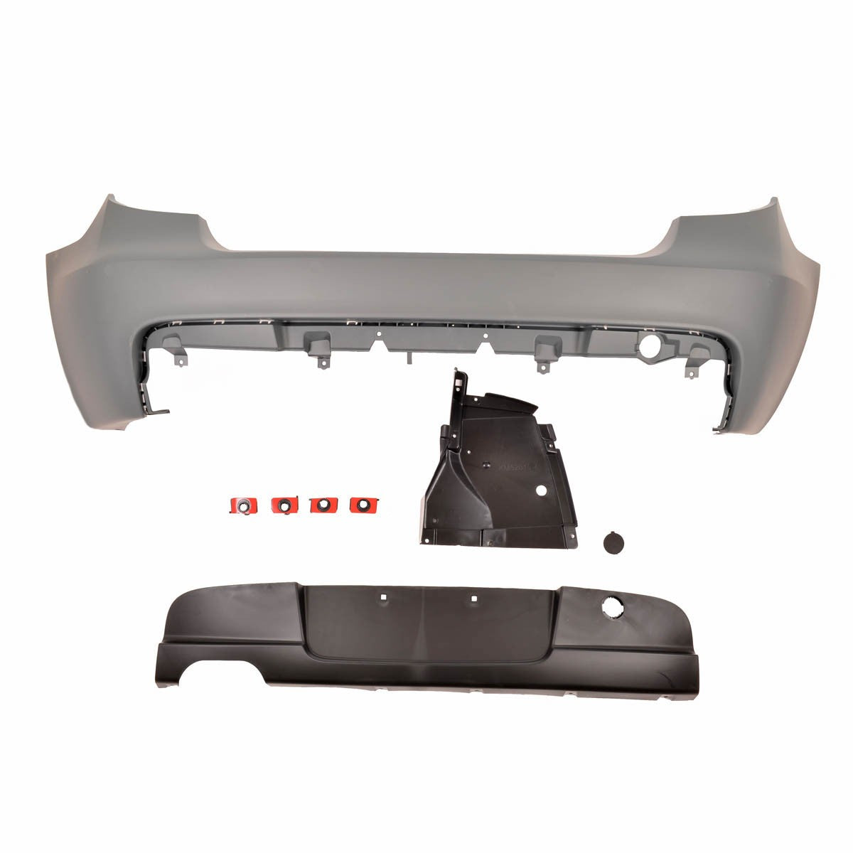 Heckstoßstange mit Diffusor passend für BMW 1er E81 E87 Schrägheck 2004-2011