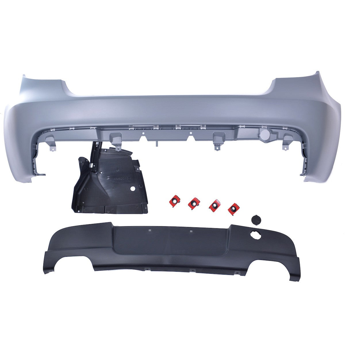 Heckstoßstange mit Diffusor passend für BMW 1er E81 E87 Schrägheck 2004-2011