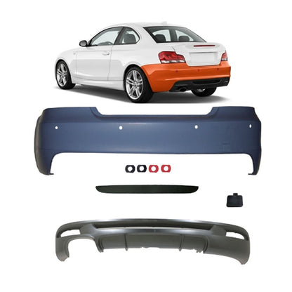 Heckstoßstange mit Diffusor passend für BMW 1er (E82/E88) 2007-2013