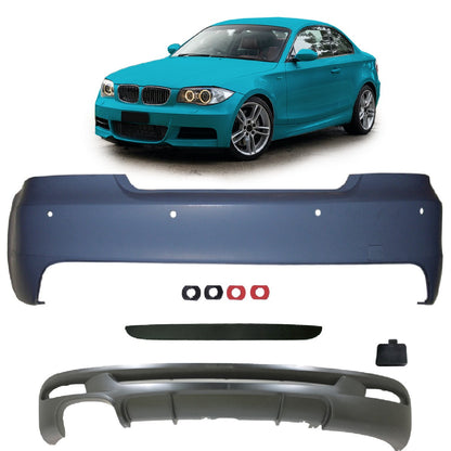 Heckstoßstange mit PDC-Diffusor passend für BMW 1er E82 E88 2007-2013