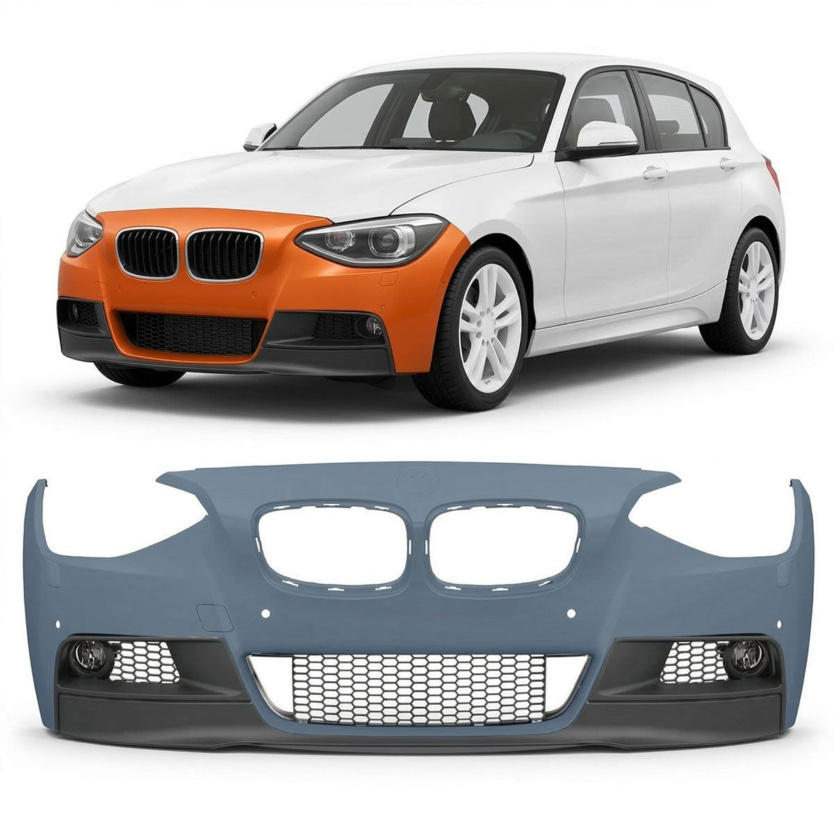 Frontstoßstange PDC SRA Spoiler passend für BMW 1er F20 F21 2011-2015