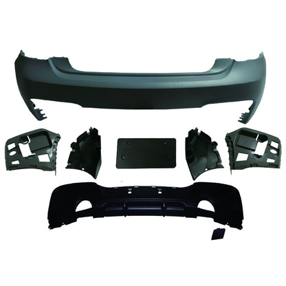 Sport Heckstoßstange mit Diffusor passend für BMW 1er (F20 F21) 2011-2015