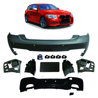 Heckstoßstange PDC Diffusor passend für BMW 1er F20 F21 2011-2015