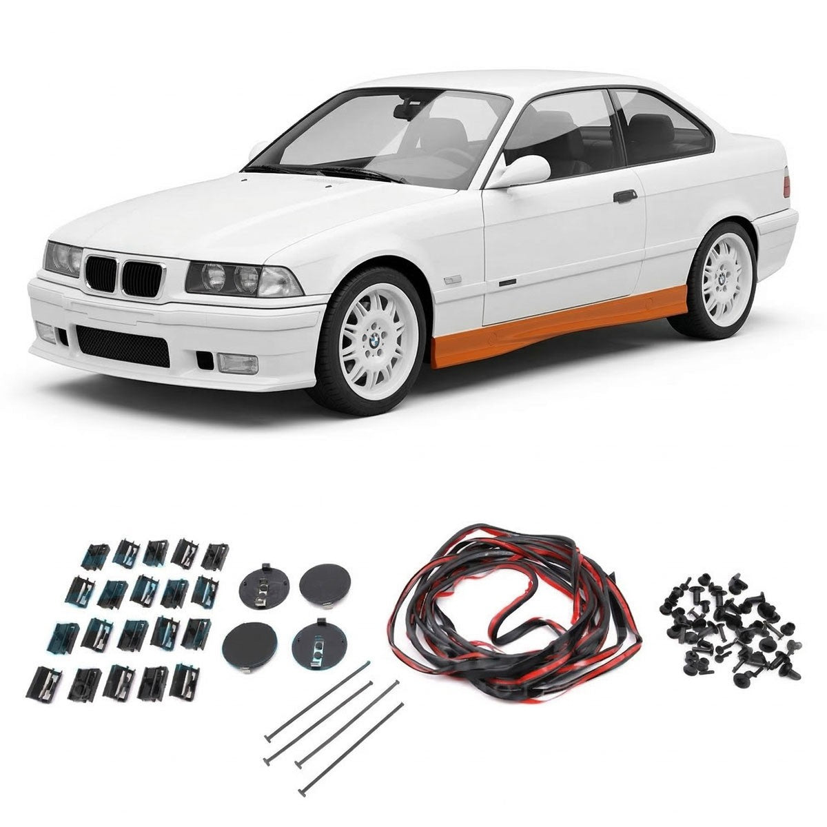 Seitenschweller Montagesatz passend für BMW 3er E36 1990-2000