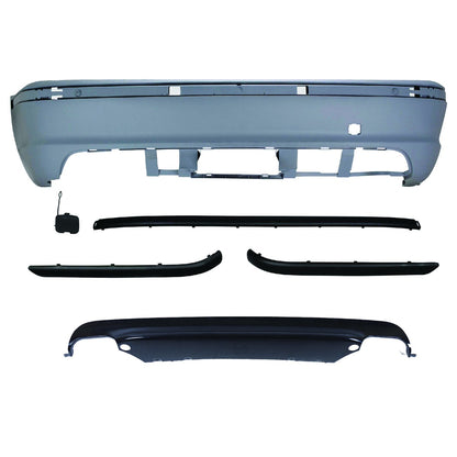Sport Heckstoßstange mit Diffusor passend für BMW 3er (E46) Limousine 1998-2005