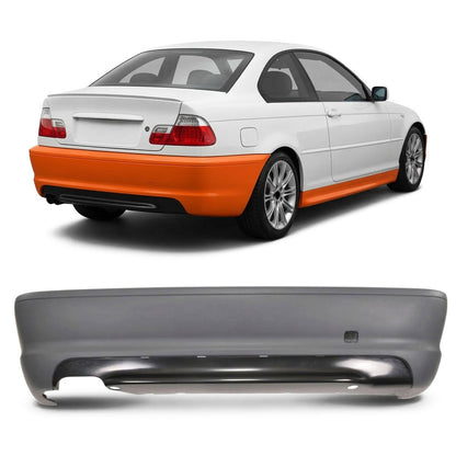 Heckstoßstange mit Diffusor passend für BMW 3er E46 Coupé Cabrio 1999-2006