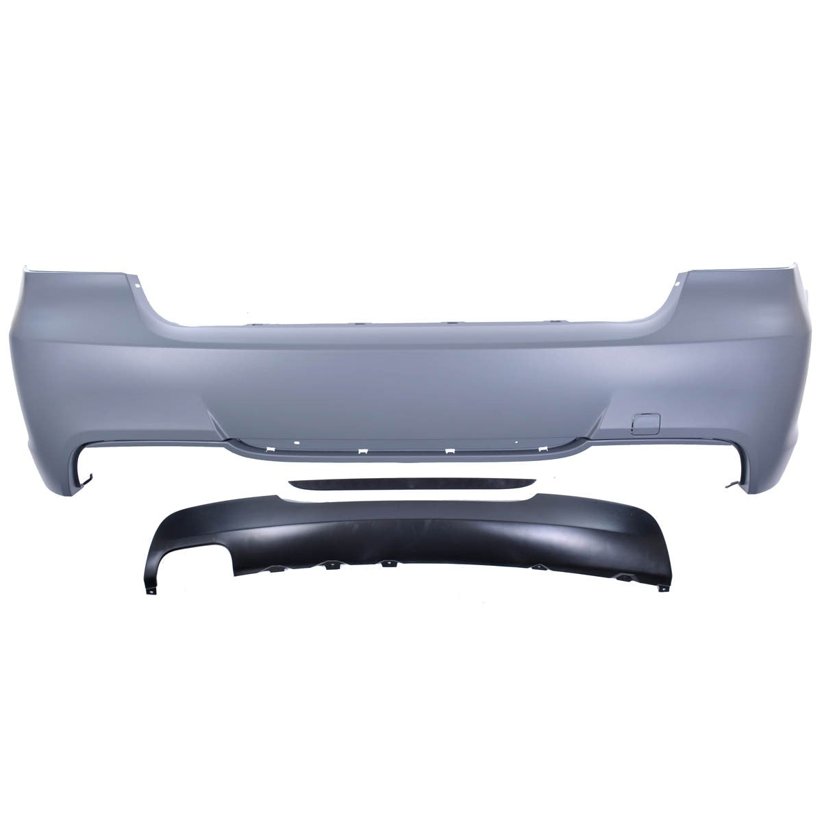 Heckstoßstange mit Diffusor passend für BMW 3er (E90) Limousine 2005-2011