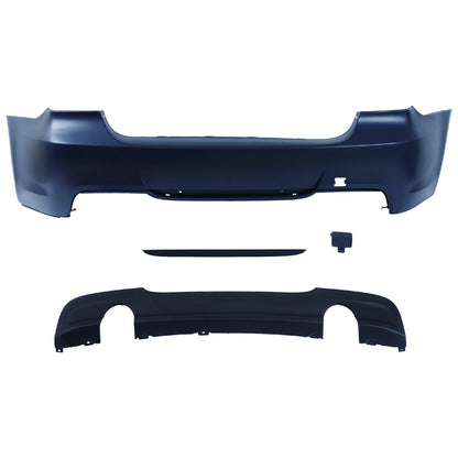 Heckstoßstange mit Diffusor passend für BMW 3er (E90) Limousine 2005-2011