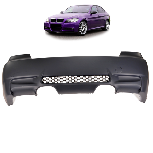 Heckstoßstange mit Diffusor passend für BMW 3er (E90) Limousine 2005-2011