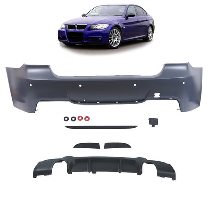 Heckstoßstange PDC 335 Diffusor passend für BMW 3er E90 Limousine 05-11