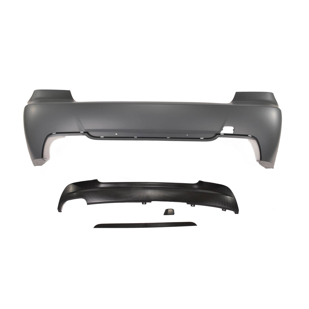 Heckstoßstange mit Diffusor passend für BMW 3er E92 E93 2006-2013