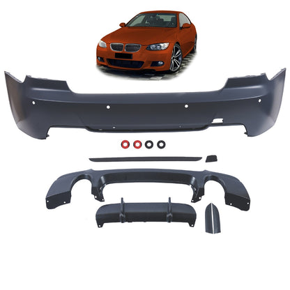 Heckstoßstange mit Diffusor passend für BMW 3er E92 E93 335 2006-2013