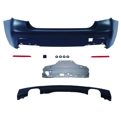 Sportheckstoßstange mit Diffusor passend für BMW 3er (F30) Limousine 2011-2018