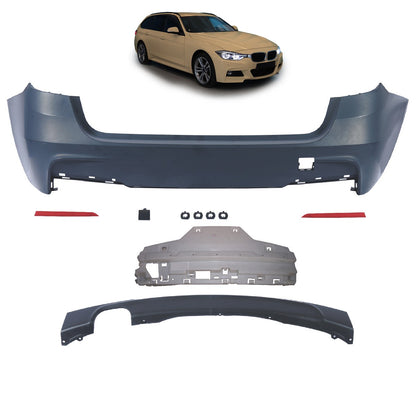 Sportheckstoßstange mit Diffusor passend für BMW 3er (F31) Touring 2011-2018