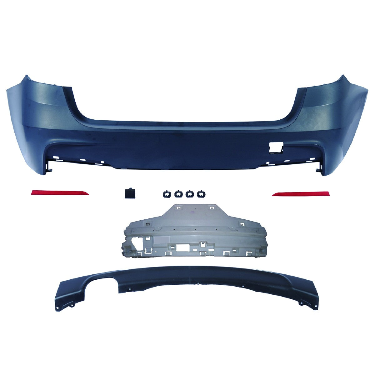 Sportheckstoßstange mit Diffusor passend für BMW 3er (F31) Touring 2011-2018