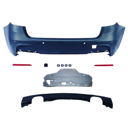Heckstoßstange mit Diffusor (-OO--OO-) passend für BMW 3er F31 2011-2018