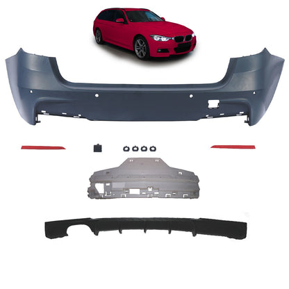 Sportheckstoßstange mit Diffusor passend für BMW 3er F31 Touring 2011-2019