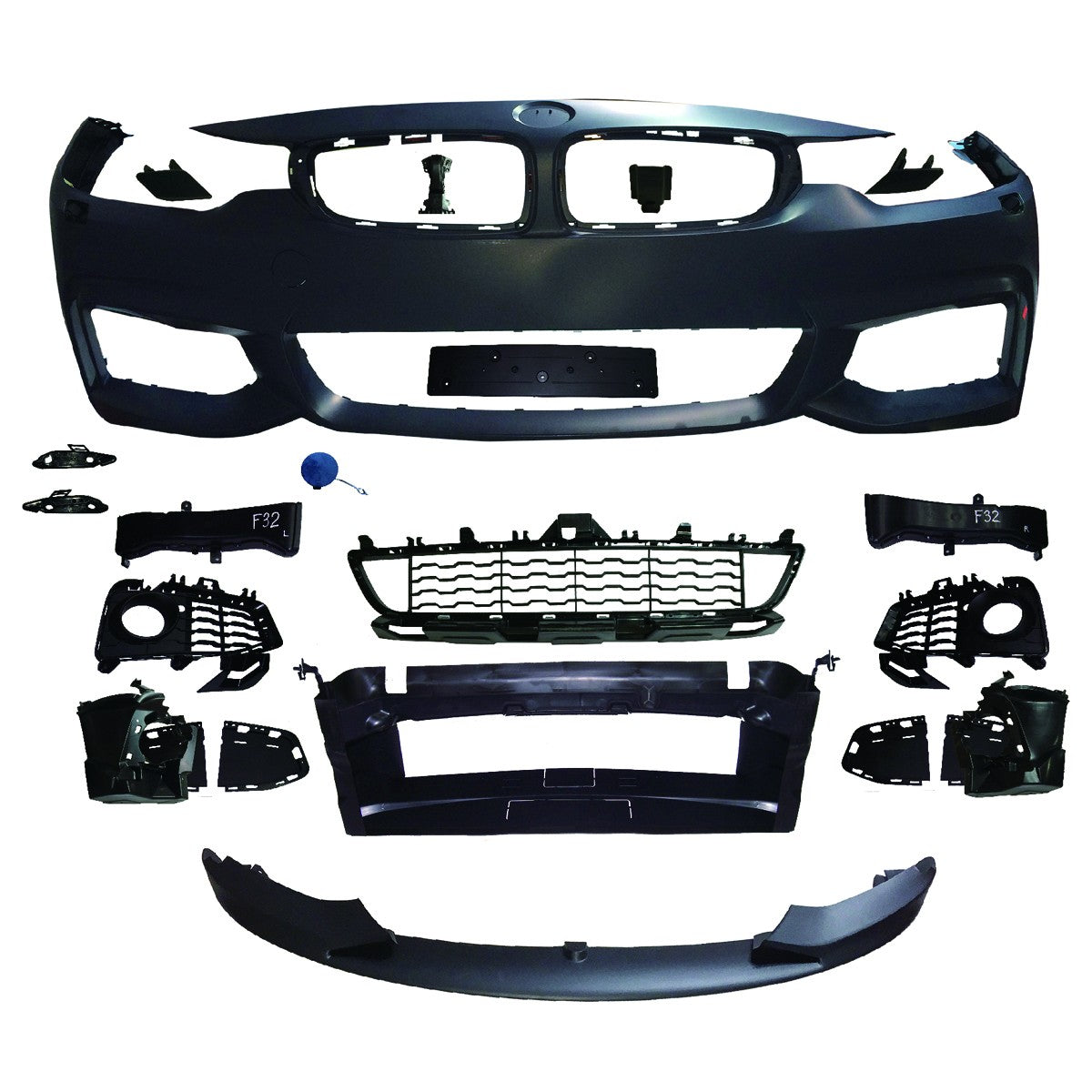 Sportfrontstoßstange mit SRA passend für BMW 4er F32 F33 F36 2013-2021