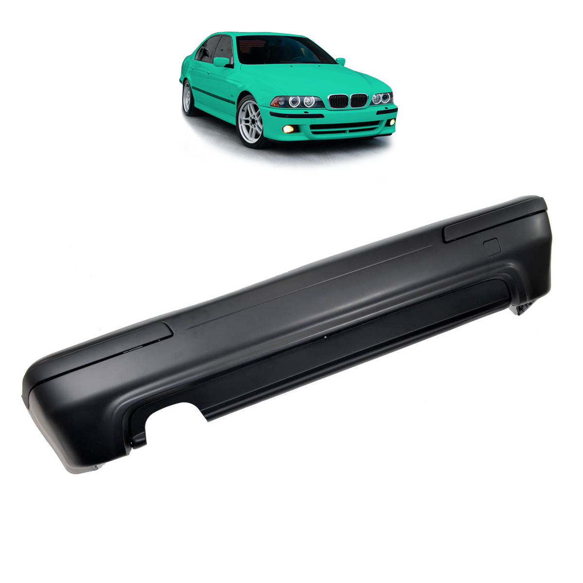 Heckstoßstange mit Diffusor passend für BMW 5er E39 Limousine 1996-2003
