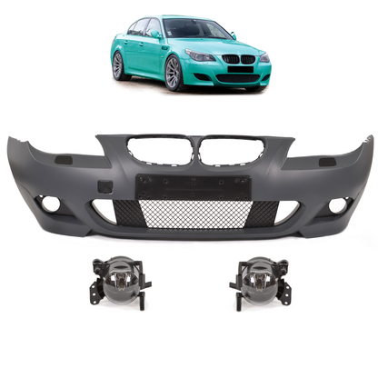 Frontstoßstange mit SRA & Nebelscheinwerfern passend für BMW 5er E60 E61 2003-2010