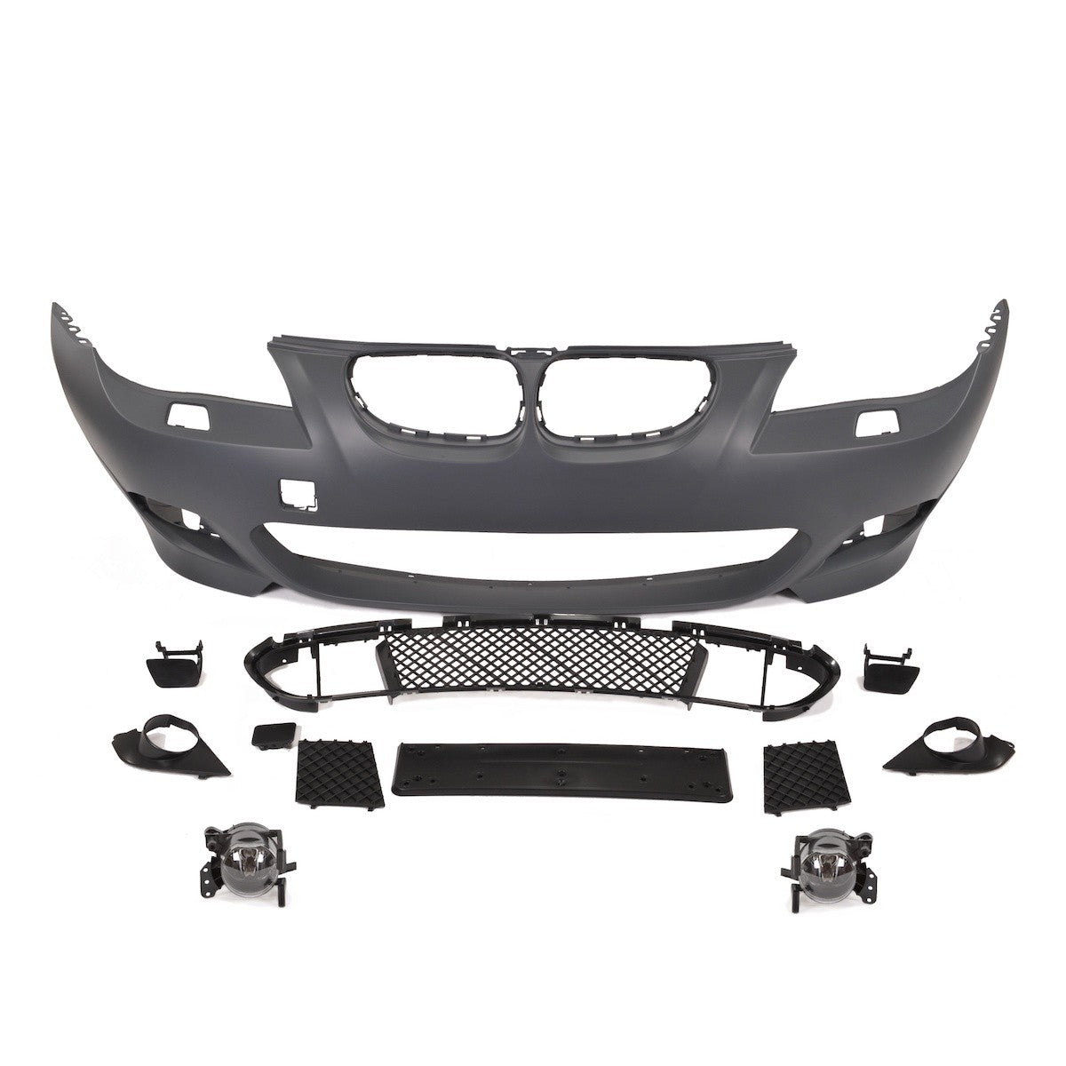 Frontstoßstange mit SRA & Nebelscheinwerfern passend für BMW 5er E60 E61 2003-2010