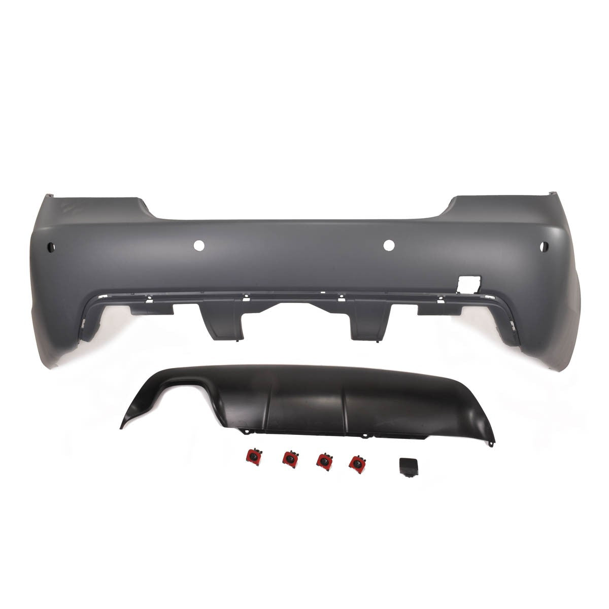 Heckstoßstange PDC & Diffusor passend für BMW 5er E60 Limousine 2003-2007