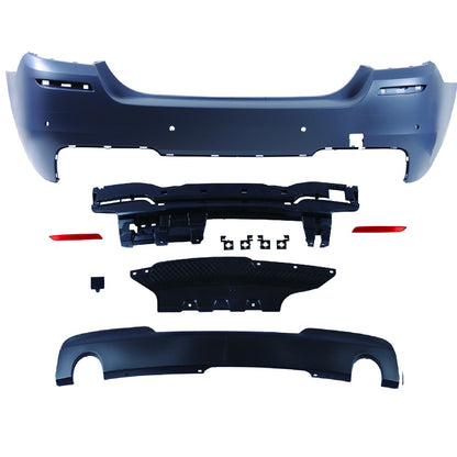 Heckstoßstange Sport Performance mit PDC Diffusor passend für BMW 5er 2010-2017