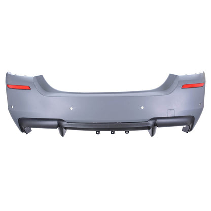Sport Heckstoßstange mit Diffusor passend für BMW 5er (F10) Limousine 2010-2017